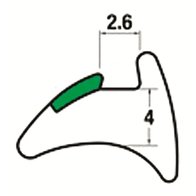 Reddiplex R3233 Green Wedge Gasket