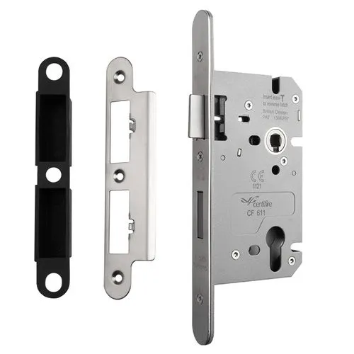 Eurospec DLS7260EPSSS/R Easi-T Din Euro Profile Sashlock Radius (LEAD TIME: 2-3 DAYS)