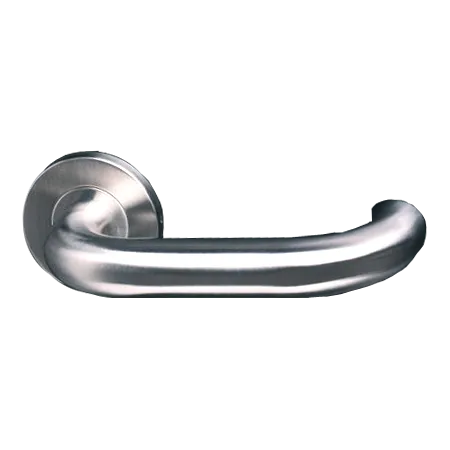 TSS Lever Moveable Pad Offset UPVC Multipoint Door Handles - 92/62mm PZ - Sprung - 240mm Screw Centres