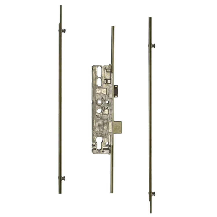 ROTO H600 3RDL2206 Latch & Deadbolt Single Spindle - 4 (V Cam) Mushrooms