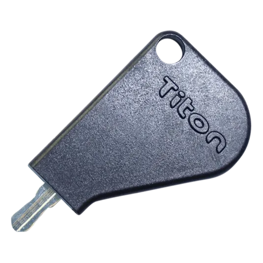 TITON Key To Suit Titon Select Standard Espag Handles With Black Plastic Head