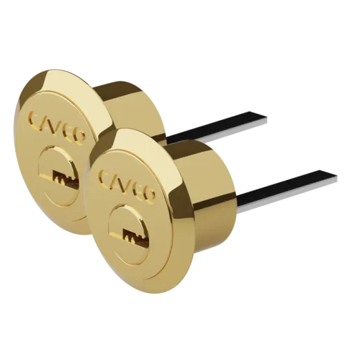 CAVEO Dimple Rim Cylinder Keyed Alike Pair