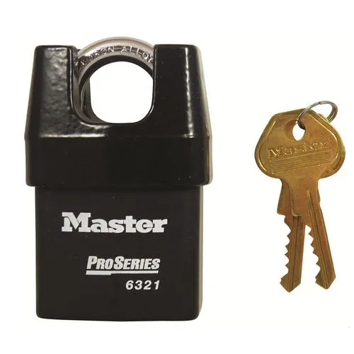 Master Pro Series Hi-Security 54mm Padlock - Closed Shackle