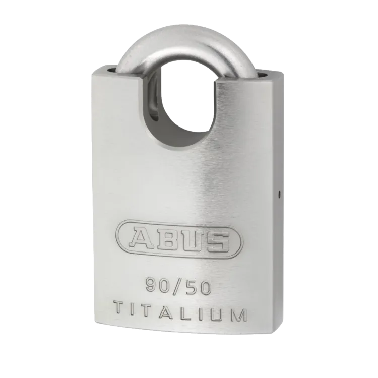 ABUS 90 Series Titalium Stainless Steel Re-Keyable Closed Shackle Padlock