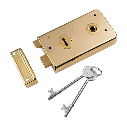EuroSpec RSE8053PB Traditional Rim Deadlock (LEAD TIME: 2-3 DAYS)