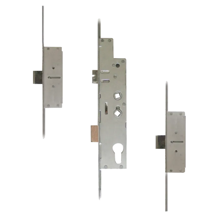 FULLEX Crimebeater 20mm Lever Operated Latch & Deadbolt Twin Spindle - 2 Dead Bolt