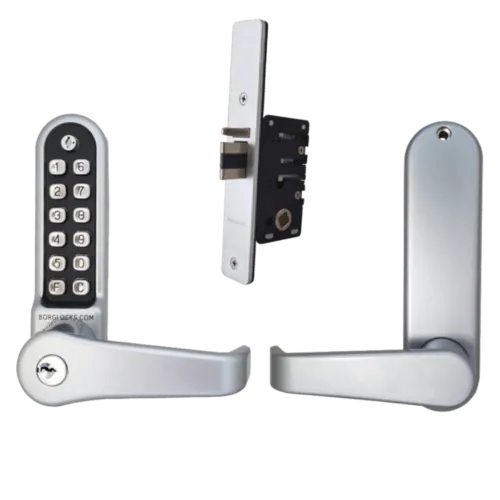 BORG LOCKS BL5702 AR ECP Lever Keypad c/w Key Override And 28mm Backset Ali Latch