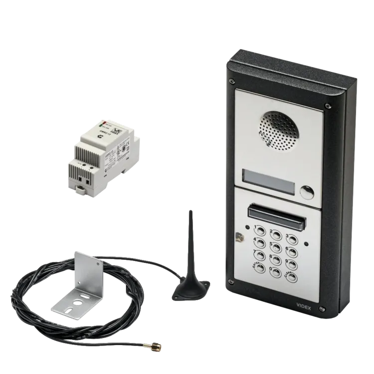 VIDEX GSM4KCR-1S/4G 1 Way Surface Mounted Audio GSM Kit with Keypad