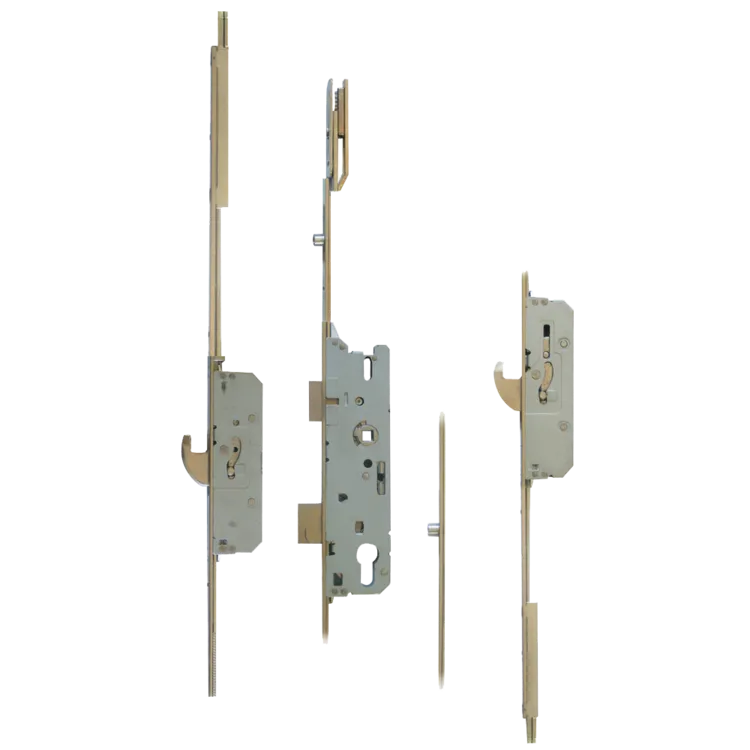 FUHR 856 Type 6 Lever Operated Latch & Deadbolt With Shootbolts - 2 Hook & 2 Roller