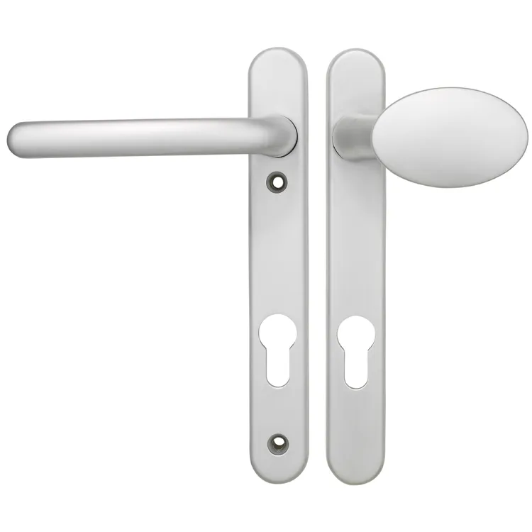 Fab & Fix Windsor Lever Moveable Pad UPVC Multipoint Door Handles - 92mm PZ Sprung 122mm Screw Centres