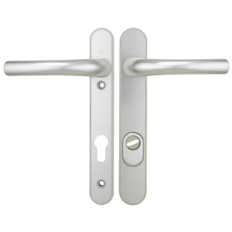 Hoppe Atlanta PAS24 Lever Lever UPVC Multipoint Door Handles -  92mm PZ Unsprung 122mm Screw Centres