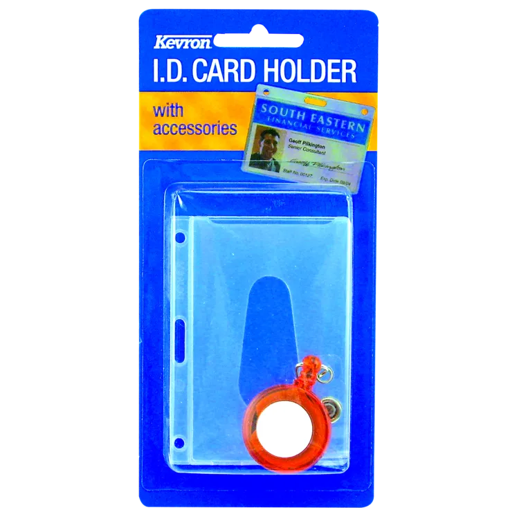 KEVRON ID1013 RE Clear Card Holder & Reel Pack