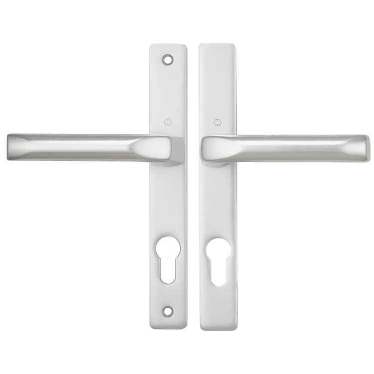 Hoppe London Lever Lever UPVC Multipoint Door Handles -  70mm PZ Unsprung 180mm Screw Centres