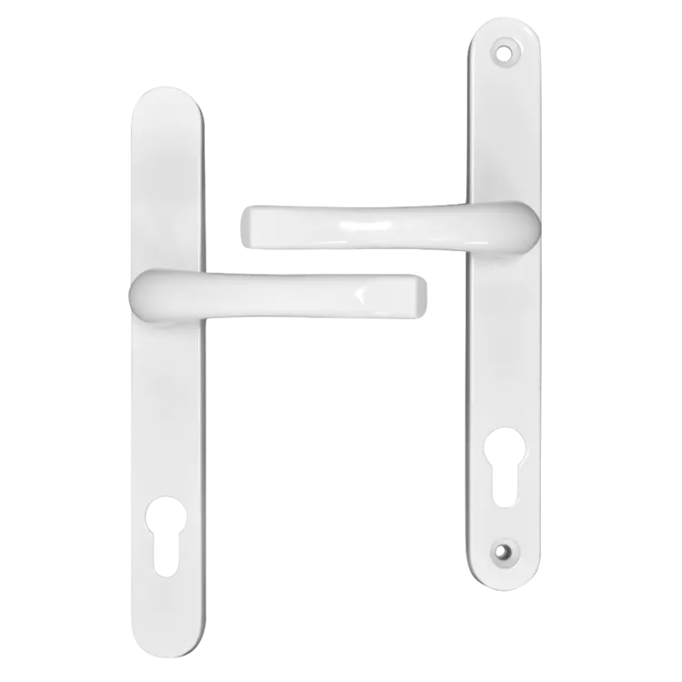 ASEC 92 Lever/Lever UPVC Furniture - 240mm Backplate