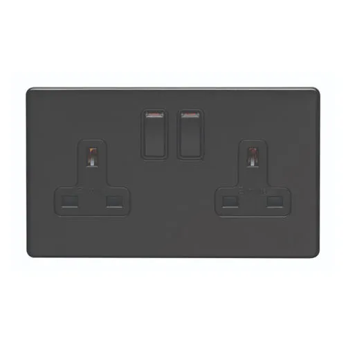 Eurolite ECMB2SOB 2 Gang Socket (LEAD TIME: 2-3 DAYS)