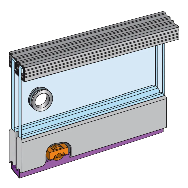 HENDERSON Zenith Double Track Sliding Door Gear