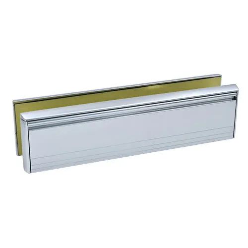 TSS 12” All Aluminium Letterplate for UPVC – 40-80mm